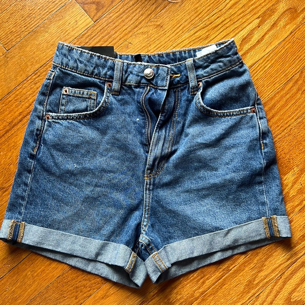 Brand-New Mom Jean Shorts